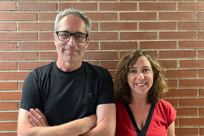 Los investigadores Bru Cormand y Noèlia Fernàndez Castillo.